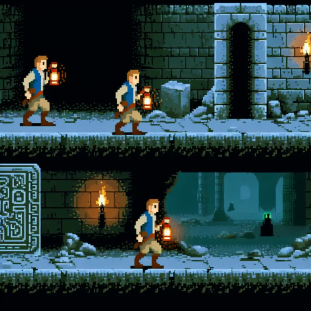 Eksploracja ruin i korytarzy w Elderand